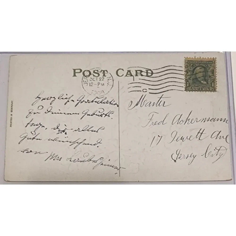 Lot Of Five Vintage Antique Embossed Postcards Flowers